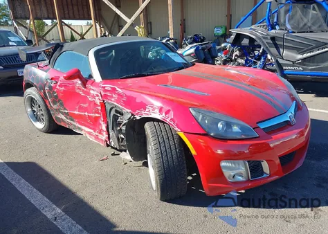2008 Saturn Sky Red Line from USA, damaged, VIN 1G8MF35X48Y132225